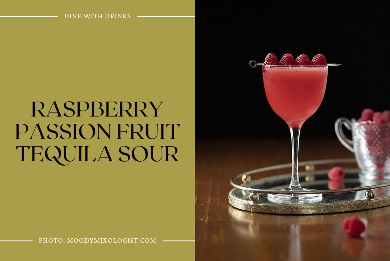 Raspberry Passion Fruit Tequila Sour