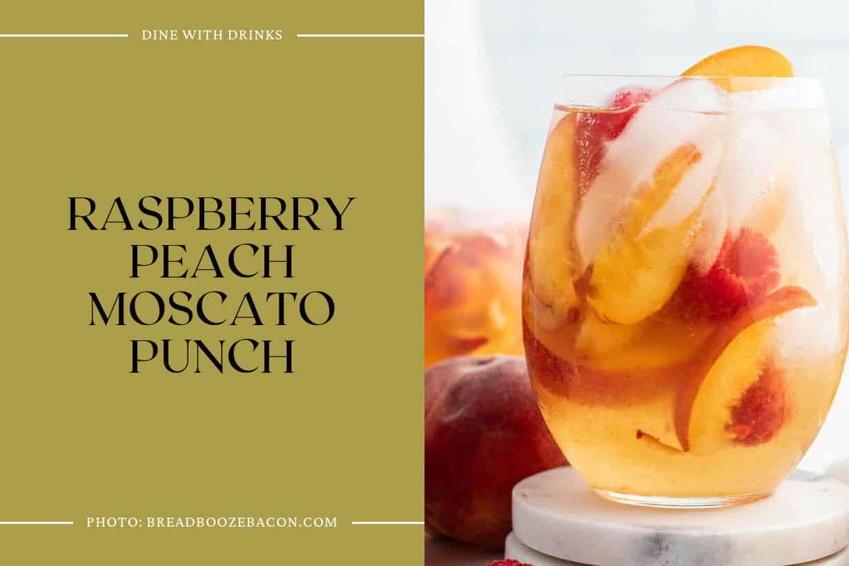 Raspberry Peach Moscato Punch