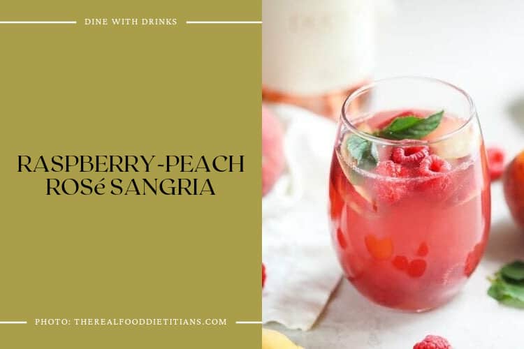 Raspberry-Peach Rosé Sangria