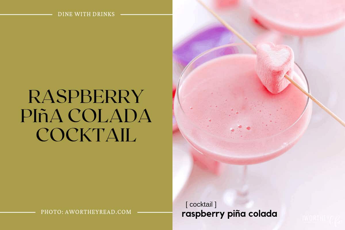 Raspberry Piña Colada Cocktail