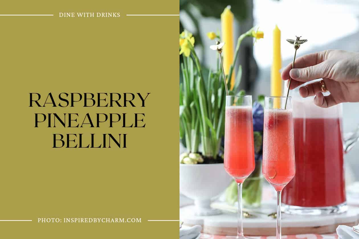 Raspberry Pineapple Bellini
