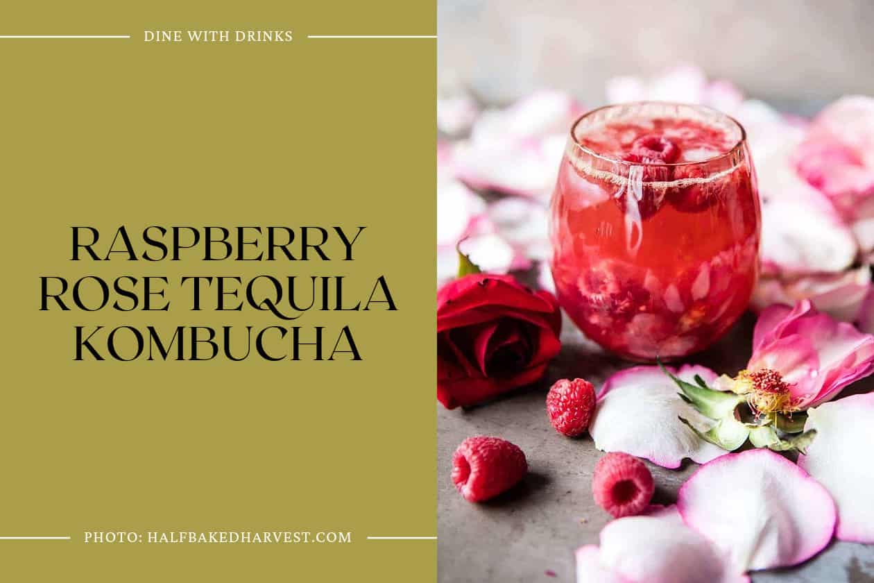 Raspberry Rose Tequila Kombucha