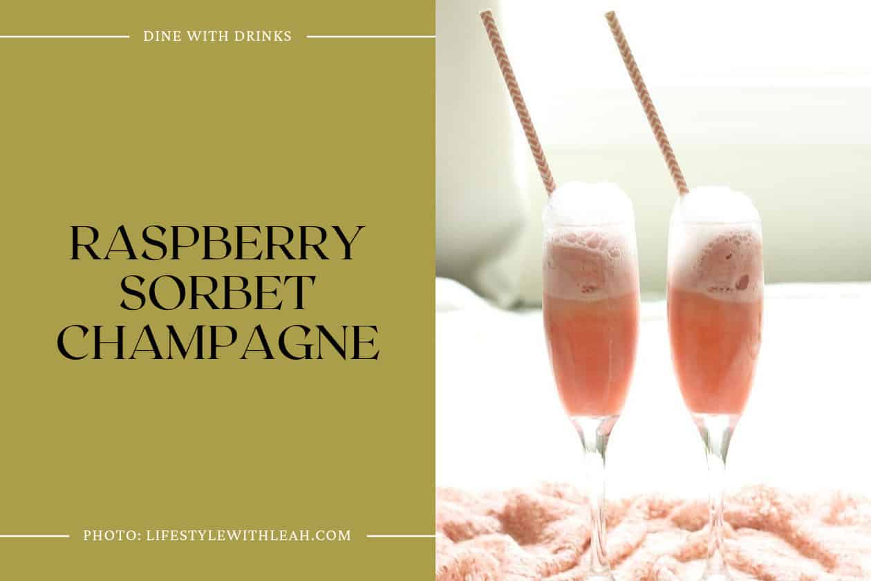 Raspberry Sorbet Champagne