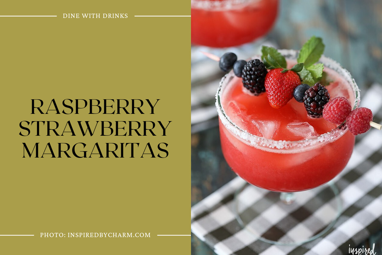 Raspberry Strawberry Margaritas