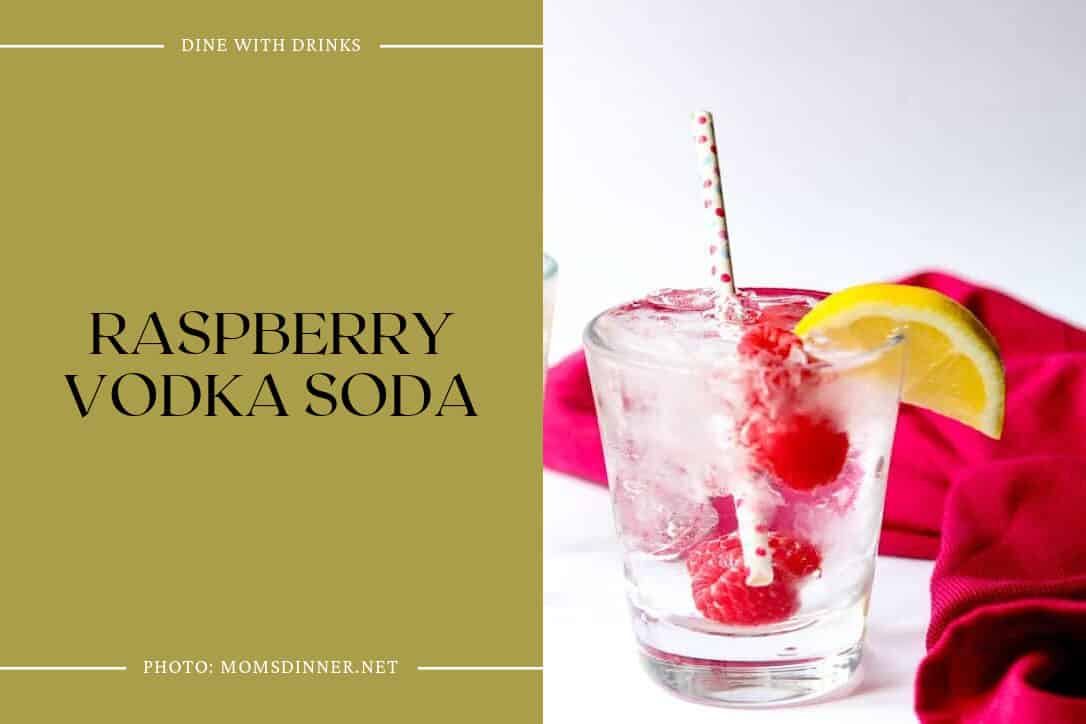 Raspberry Vodka Soda