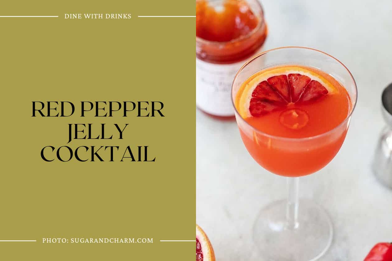 Red Pepper Jelly Cocktail
