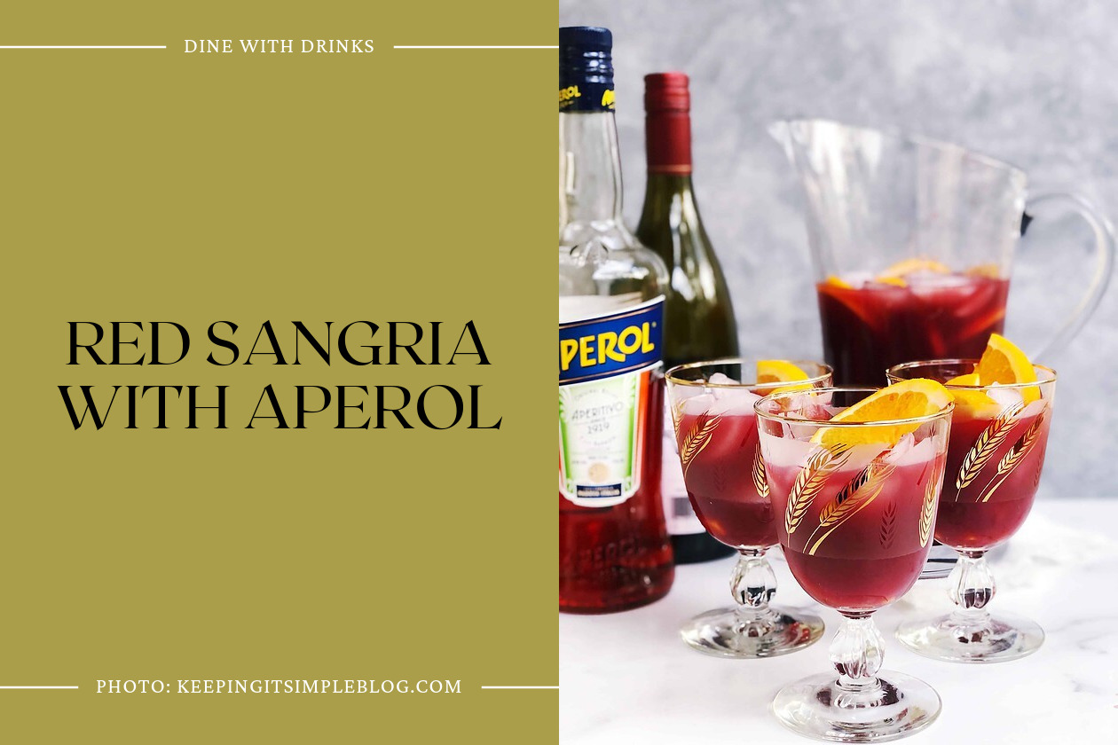 Red Sangria With Aperol