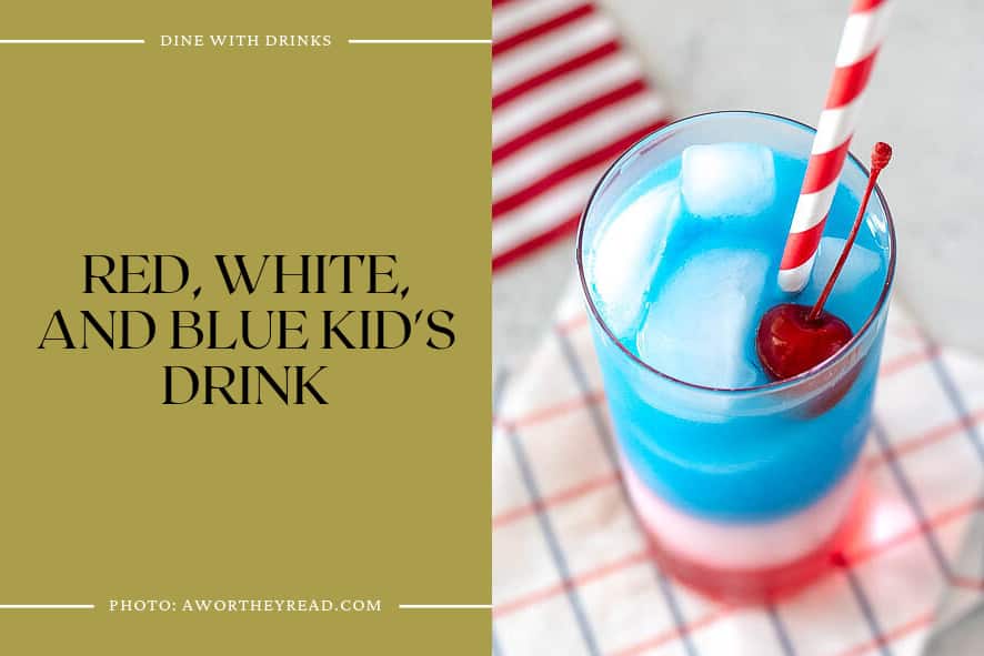 Red, White, And Blue Kid's Drink