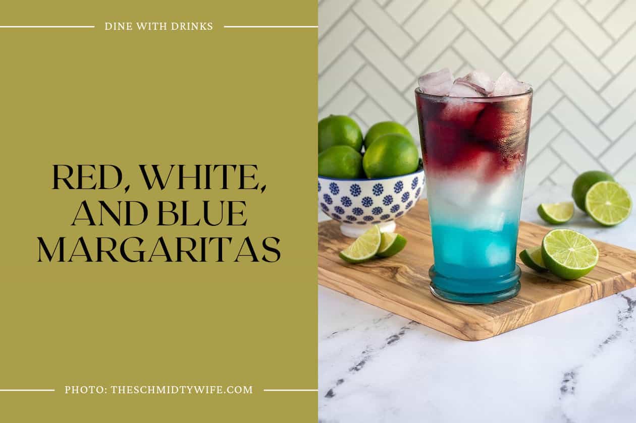 Red, White, And Blue Margaritas