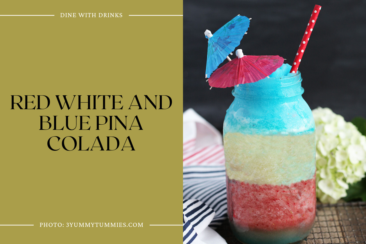 Red White And Blue Pina Colada