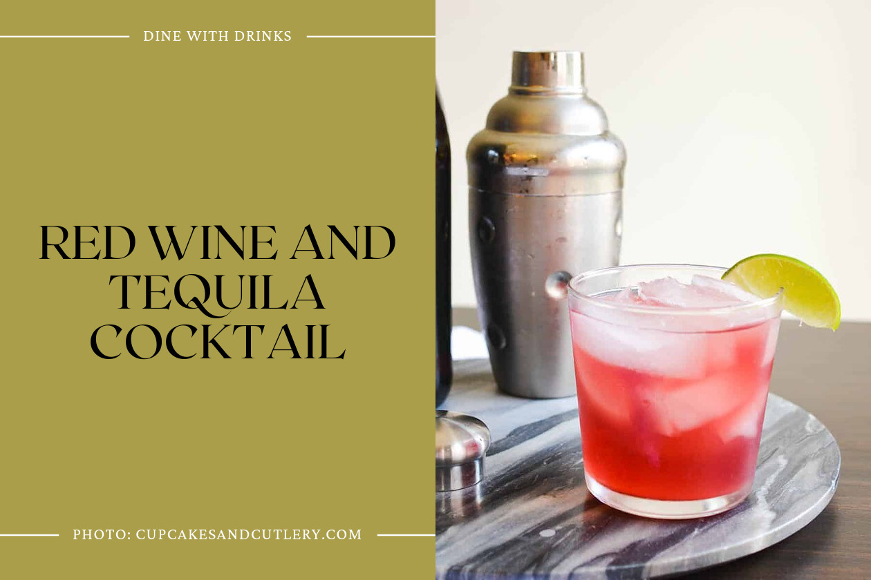 Red Wine And Tequila Cocktail