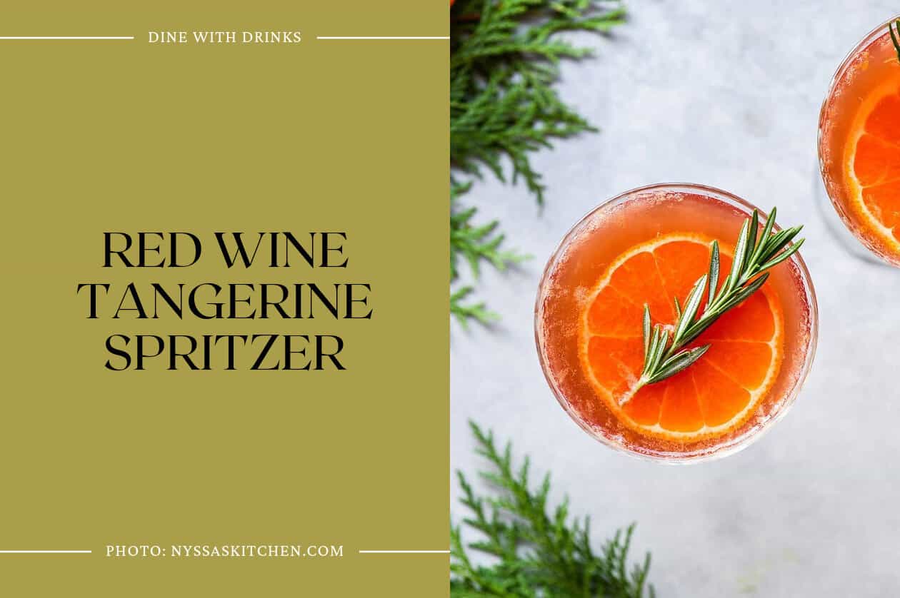 Red Wine Tangerine Spritzer