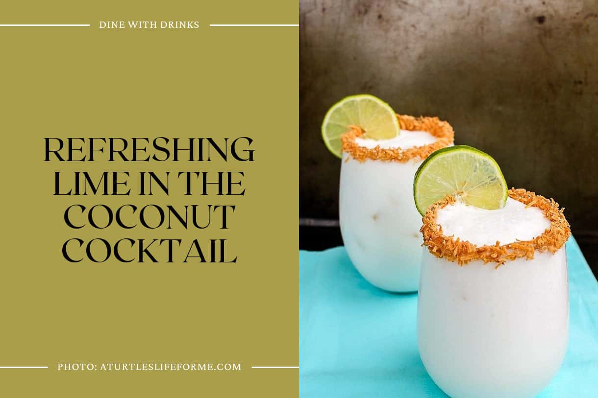 Refreshing Lime In The Coconut Cocktail