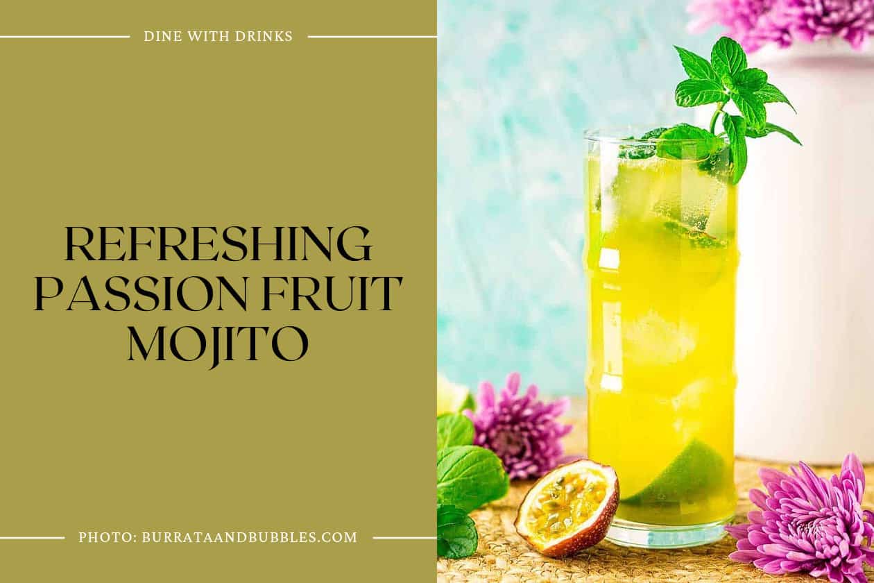 Refreshing Passion Fruit Mojito