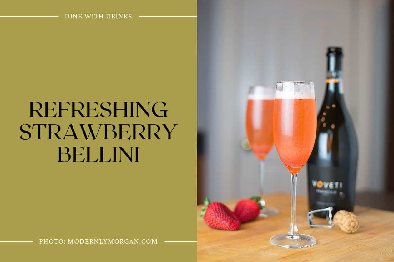 Refreshing Strawberry Bellini