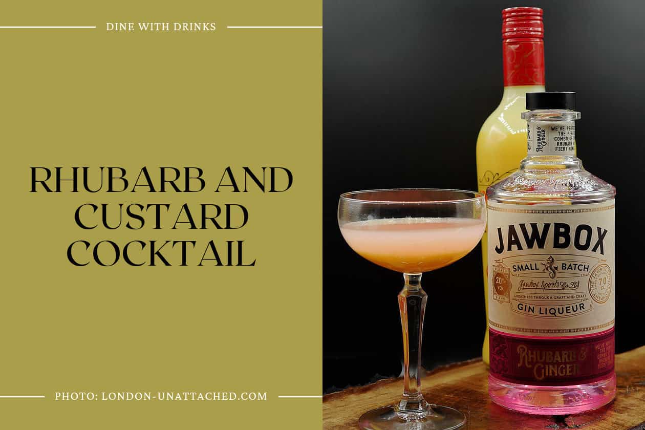 Rhubarb And Custard Cocktail