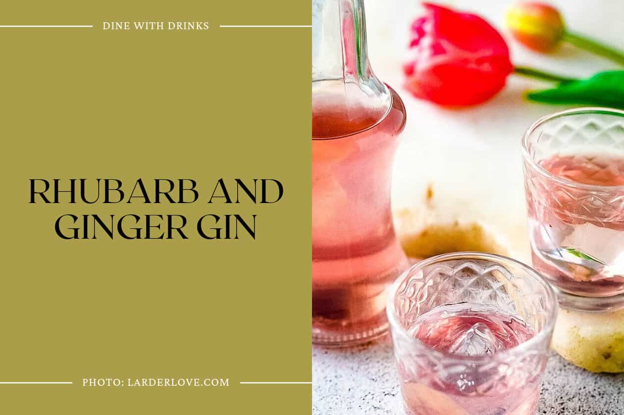 Rhubarb And Ginger Gin