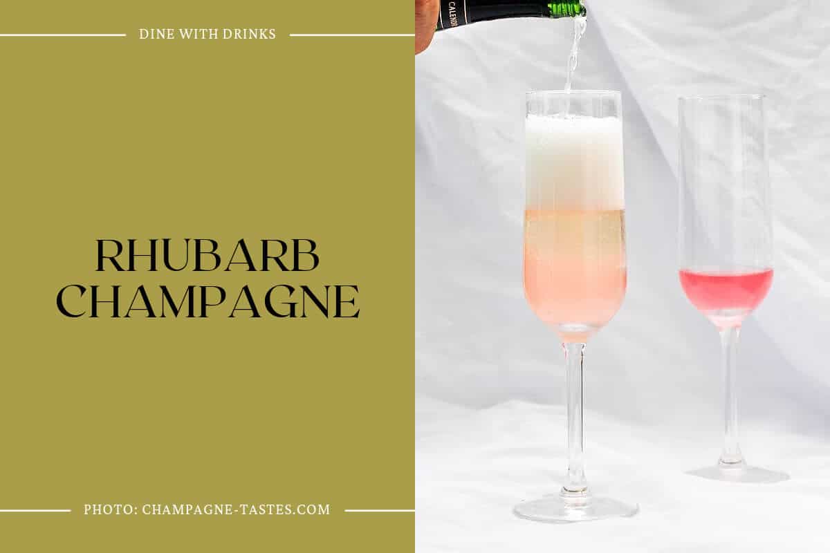 Rhubarb Champagne