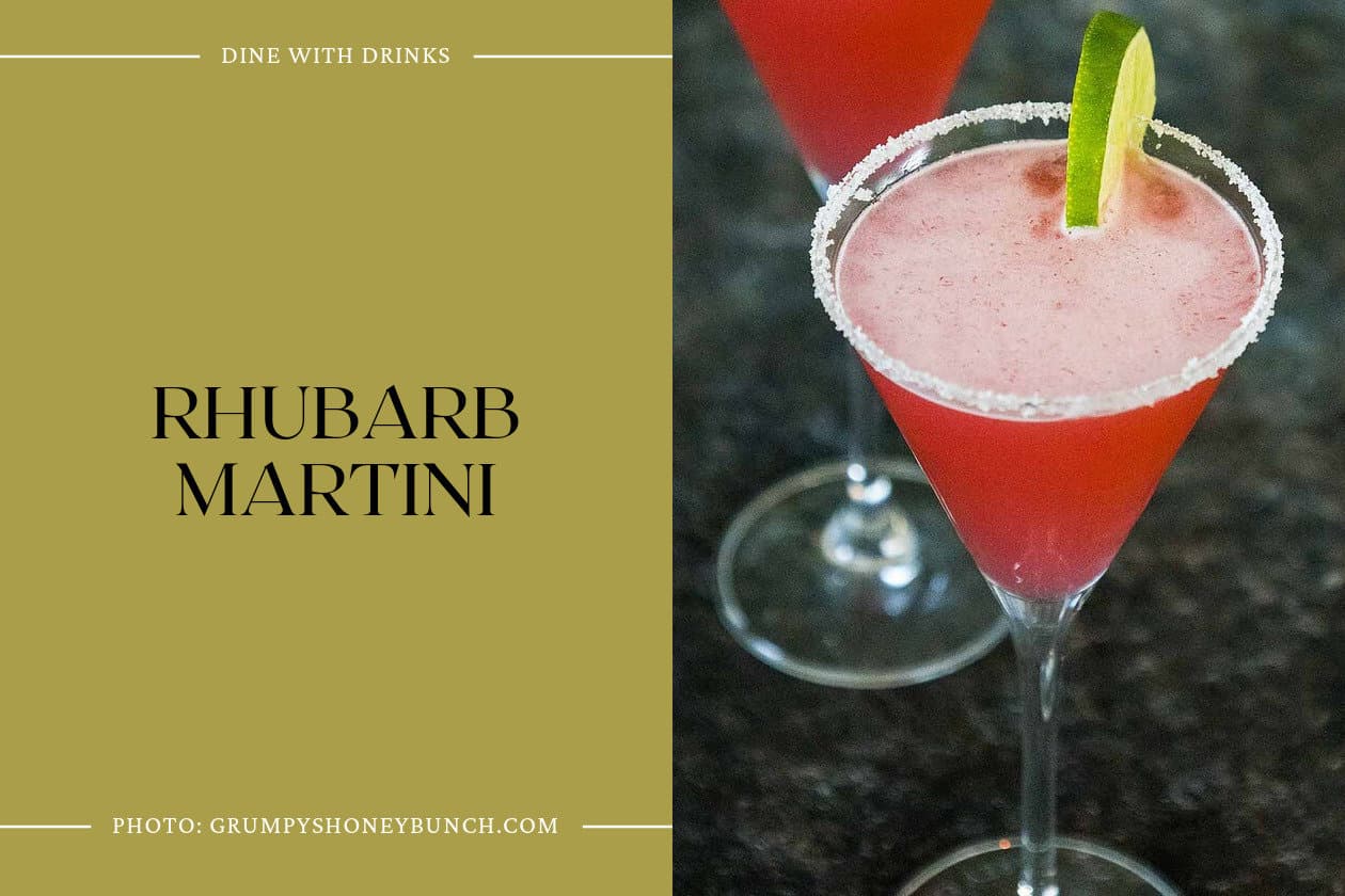 Rhubarb Martini