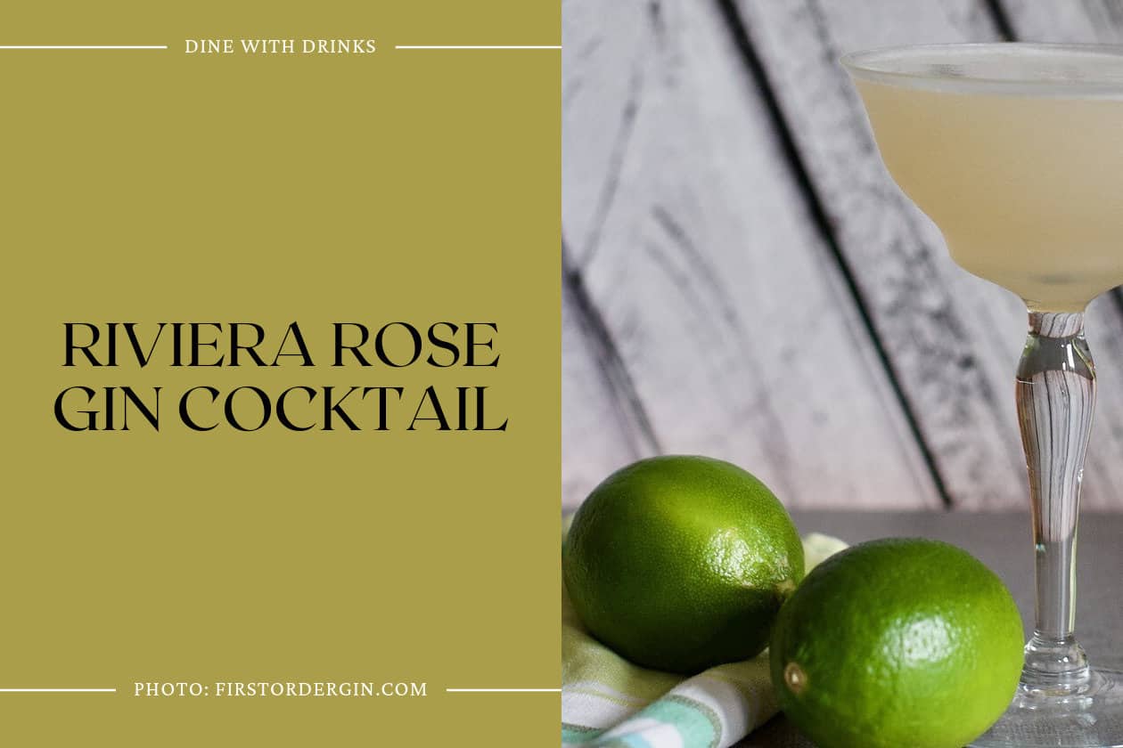 Riviera Rose Gin Cocktail