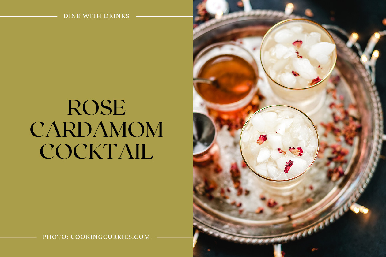 Rose Cardamom Cocktail