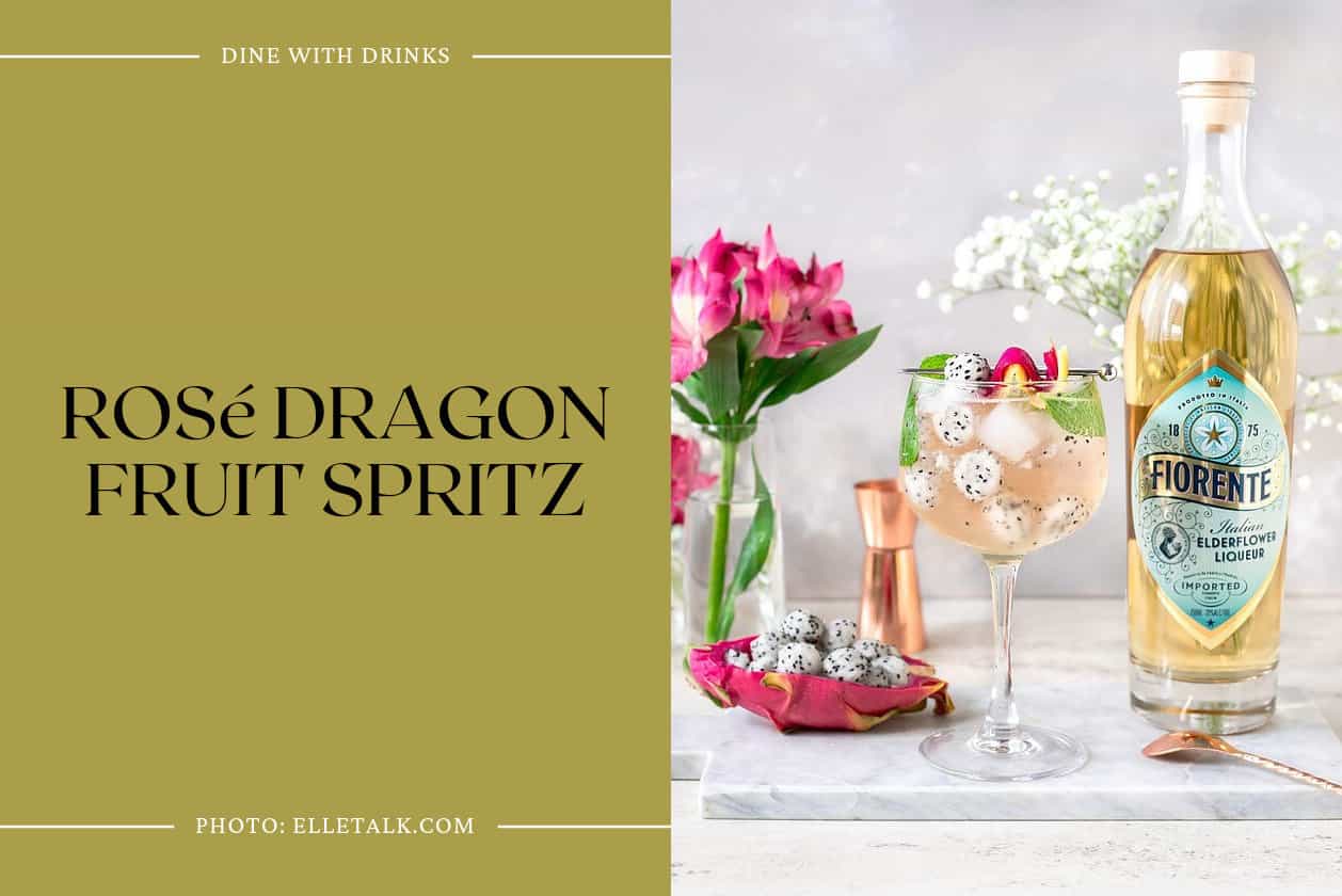 Rosé Dragon Fruit Spritz