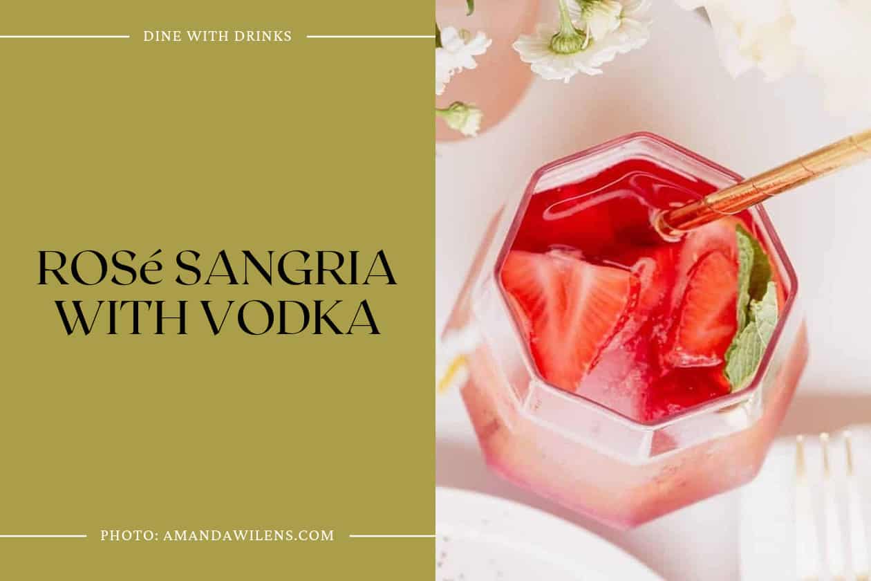 Rosé Sangria With Vodka