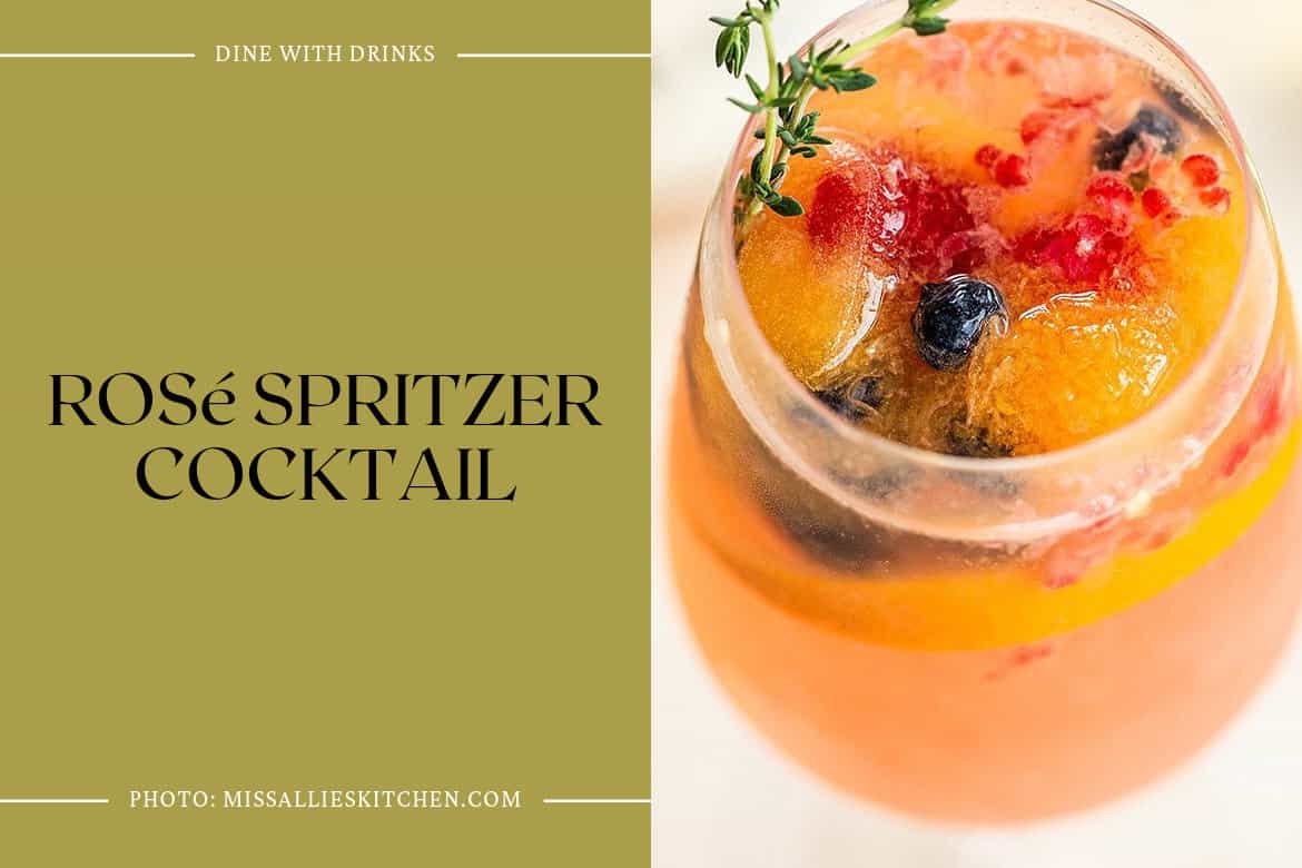 Rosé Spritzer Cocktail
