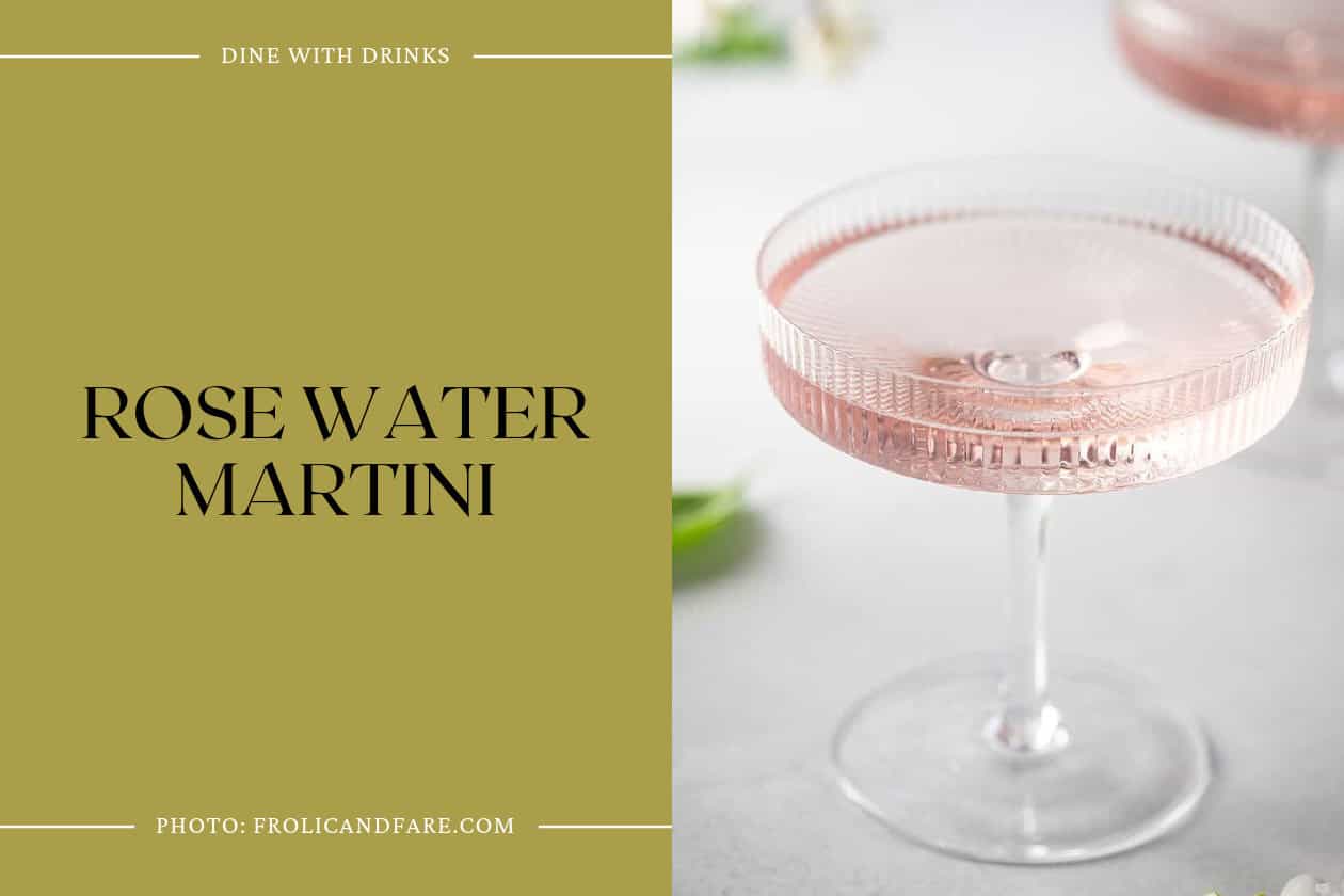 Rose Water Martini