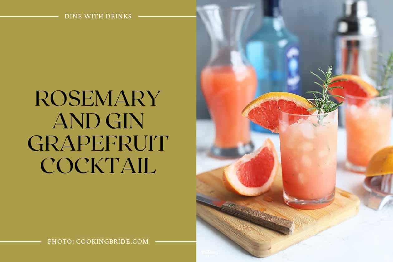 Rosemary And Gin Grapefruit Cocktail