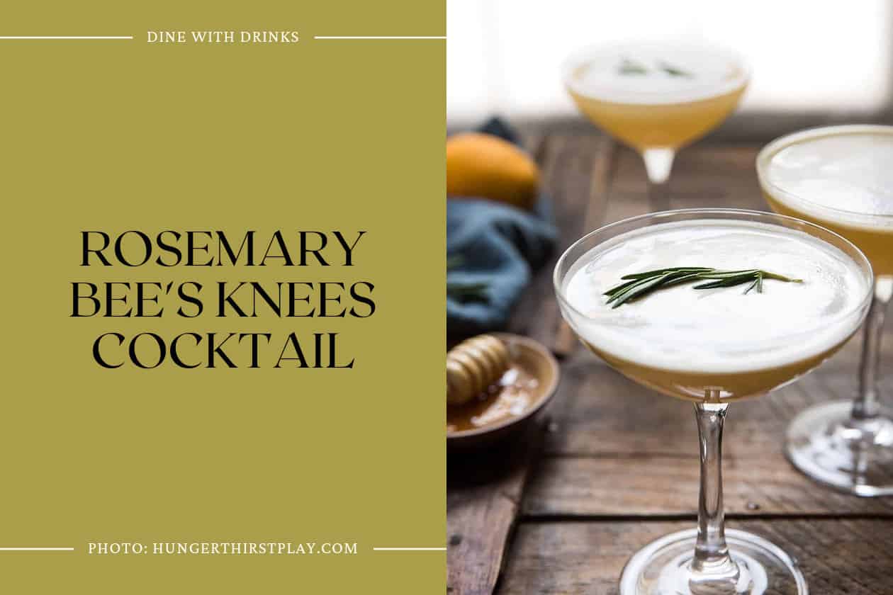 Rosemary Bee's Knees Cocktail