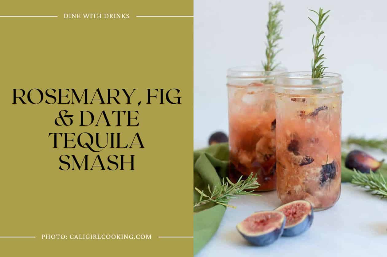 Rosemary, Fig & Date Tequila Smash