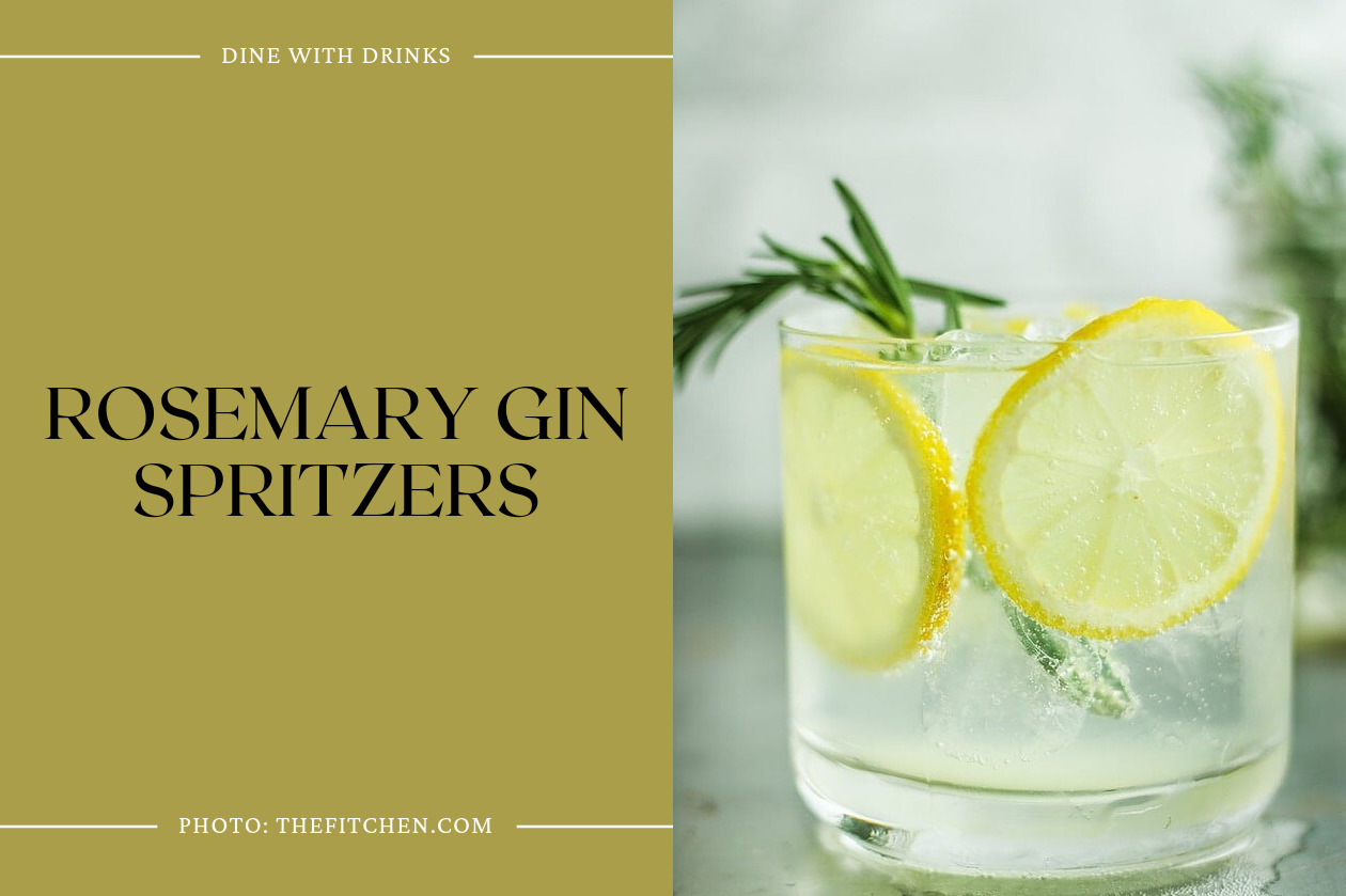 Rosemary Gin Spritzers