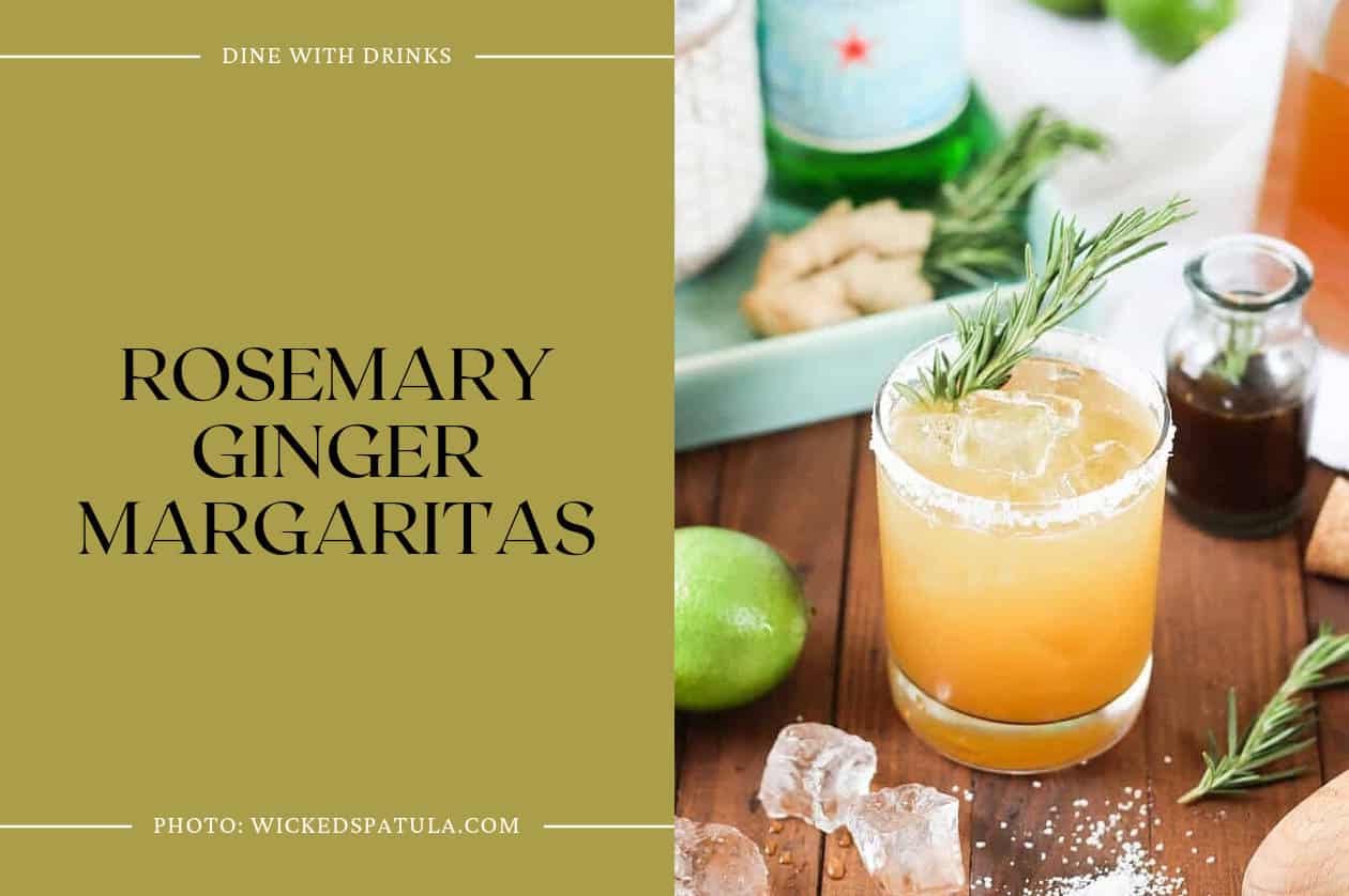 Rosemary Ginger Margaritas