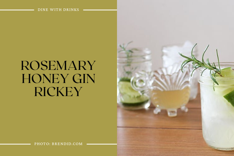 Rosemary Honey Gin Rickey