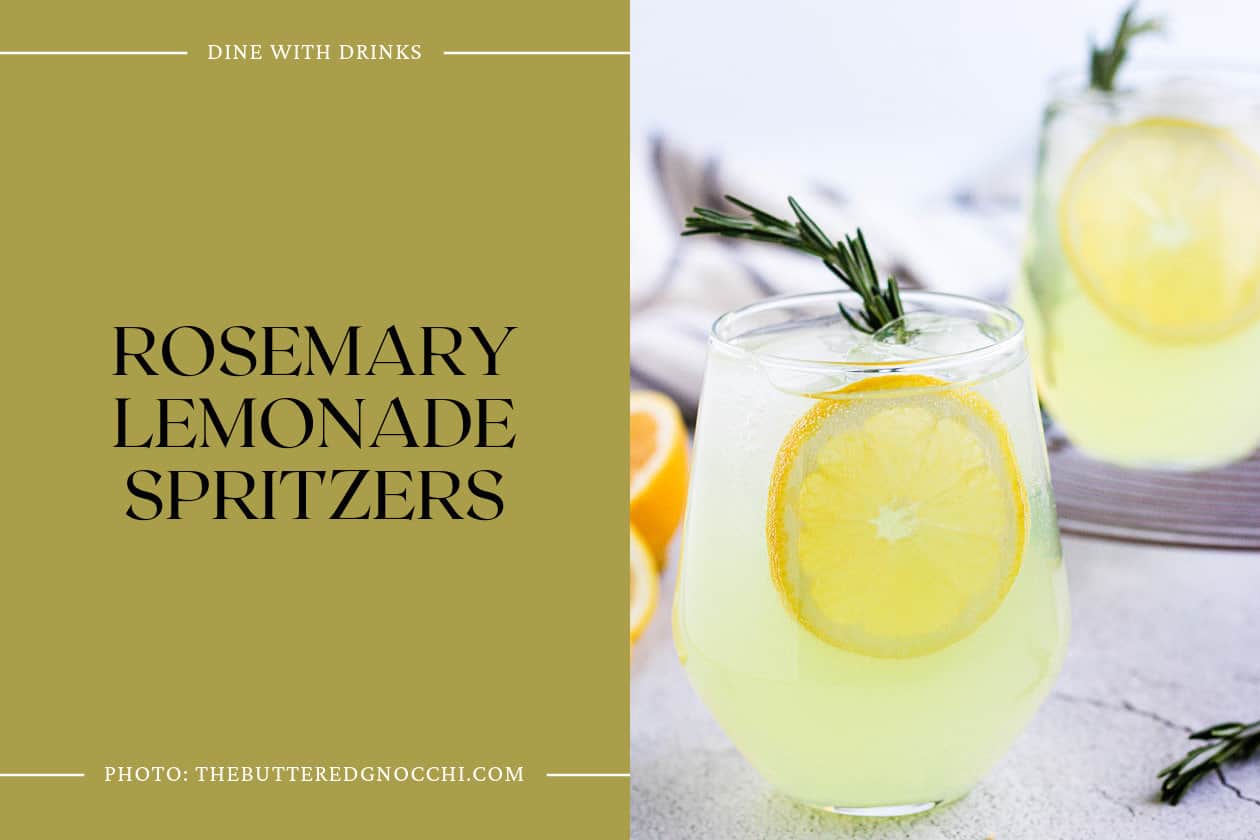 Rosemary Lemonade Spritzers