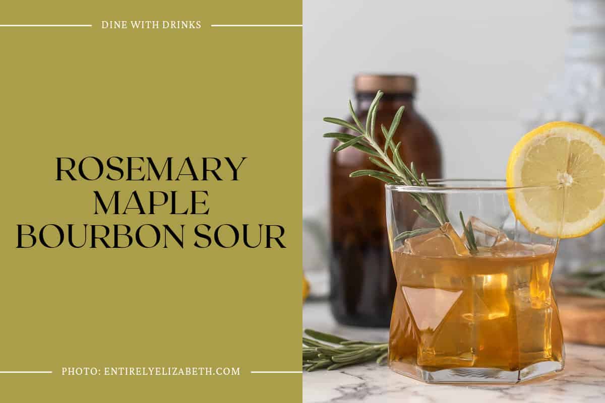 Rosemary Maple Bourbon Sour
