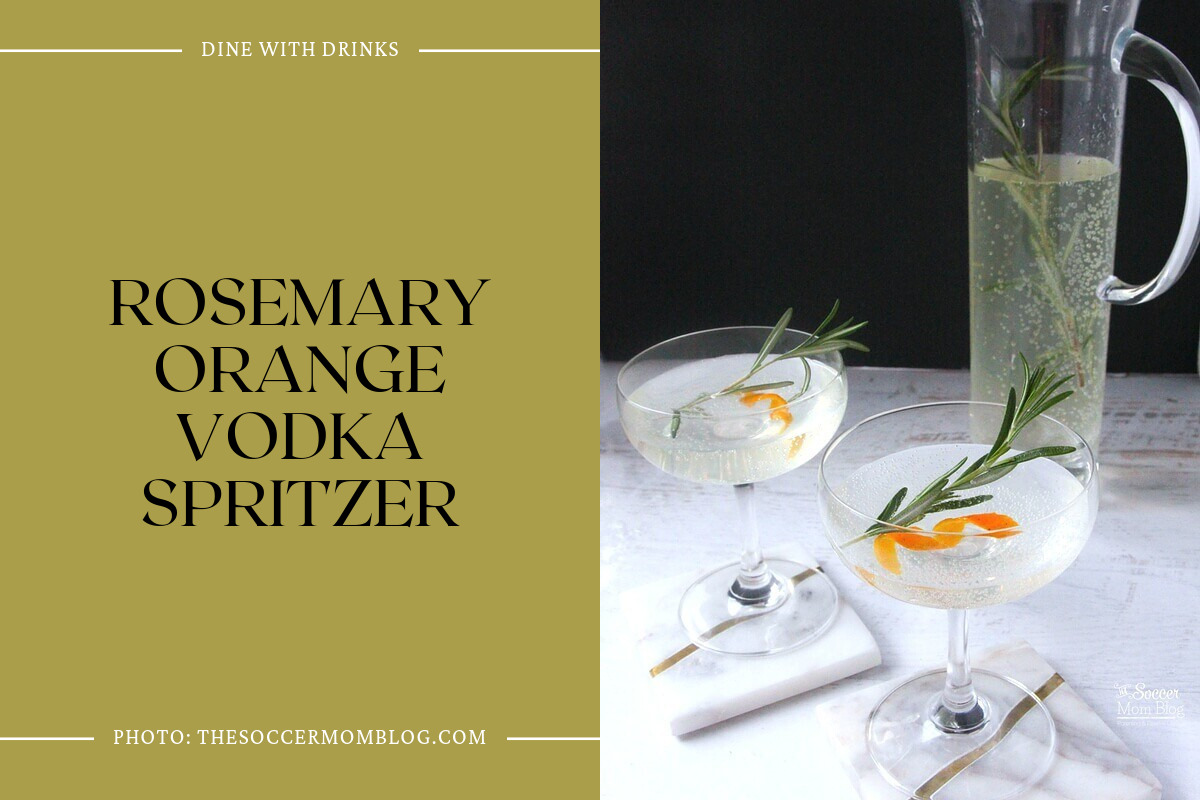 Rosemary Orange Vodka Spritzer