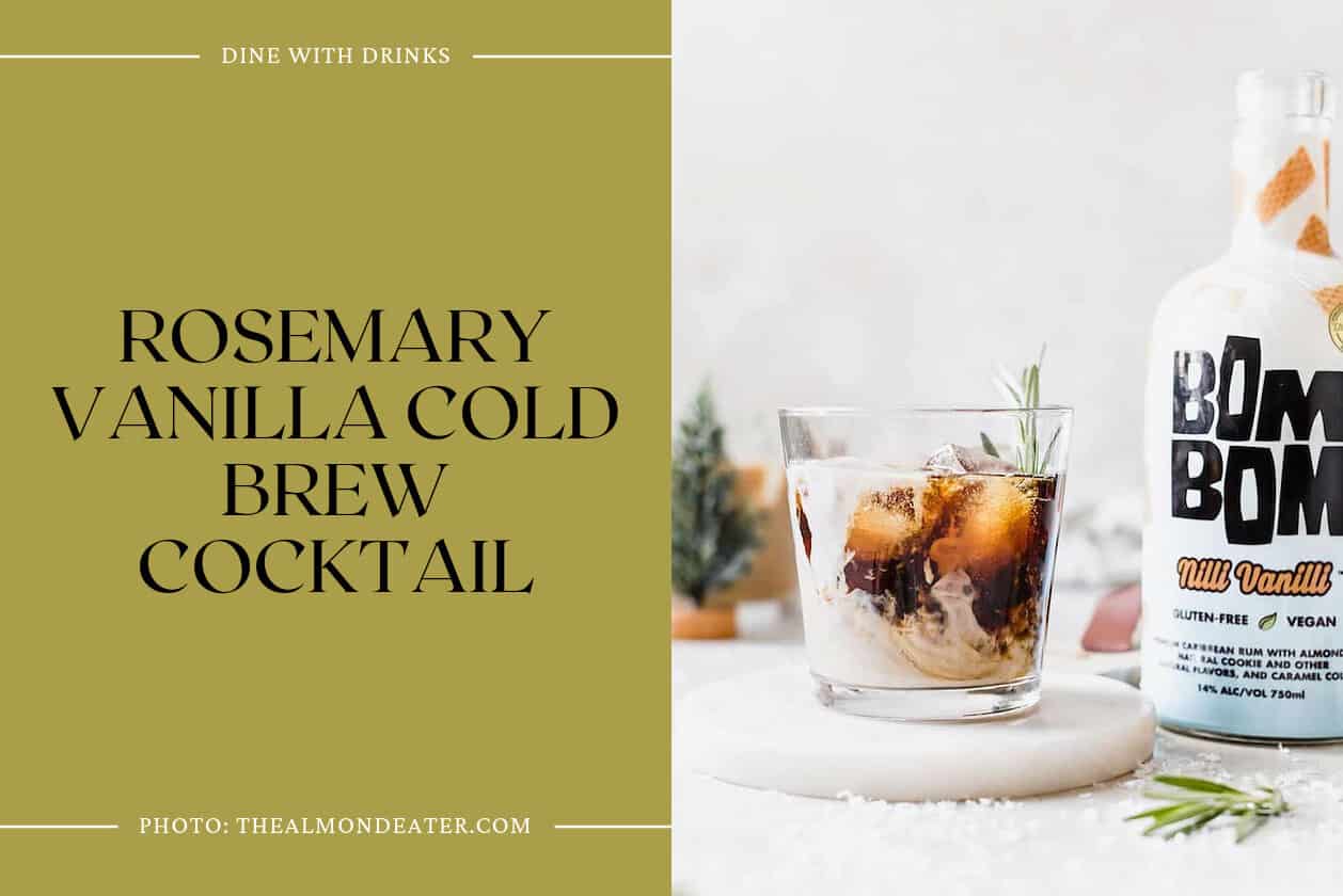 Rosemary Vanilla Cold Brew Cocktail
