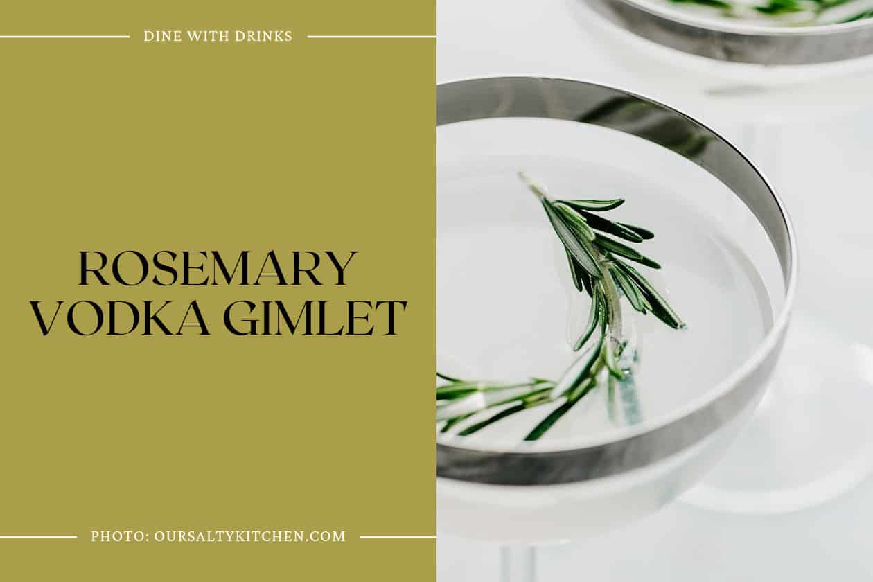 Rosemary Vodka Gimlet