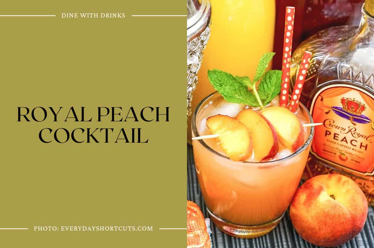 Royal Peach Cocktail