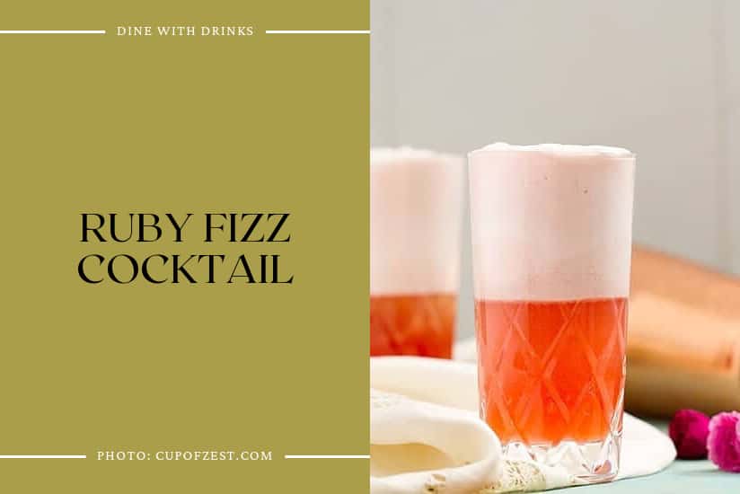 Ruby Fizz Cocktail