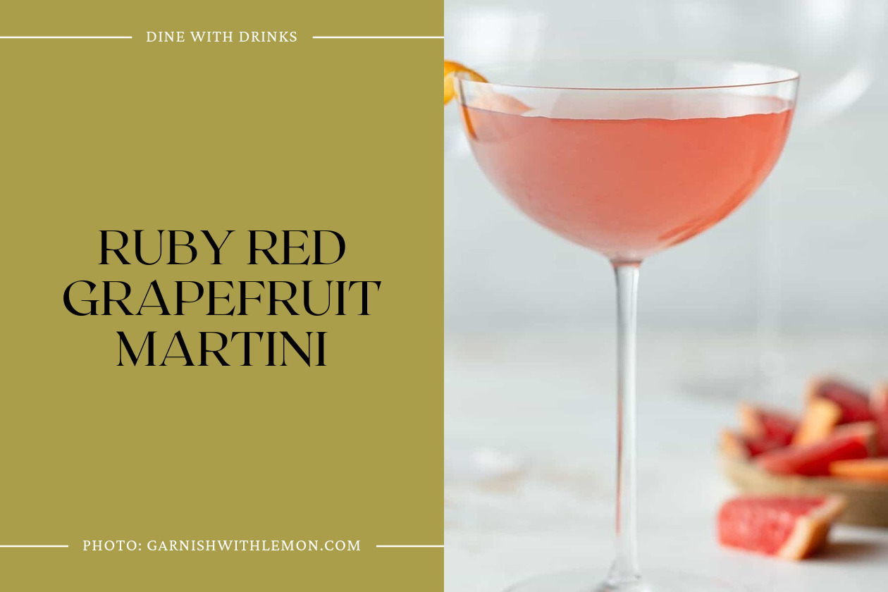 Ruby Red Grapefruit Martini