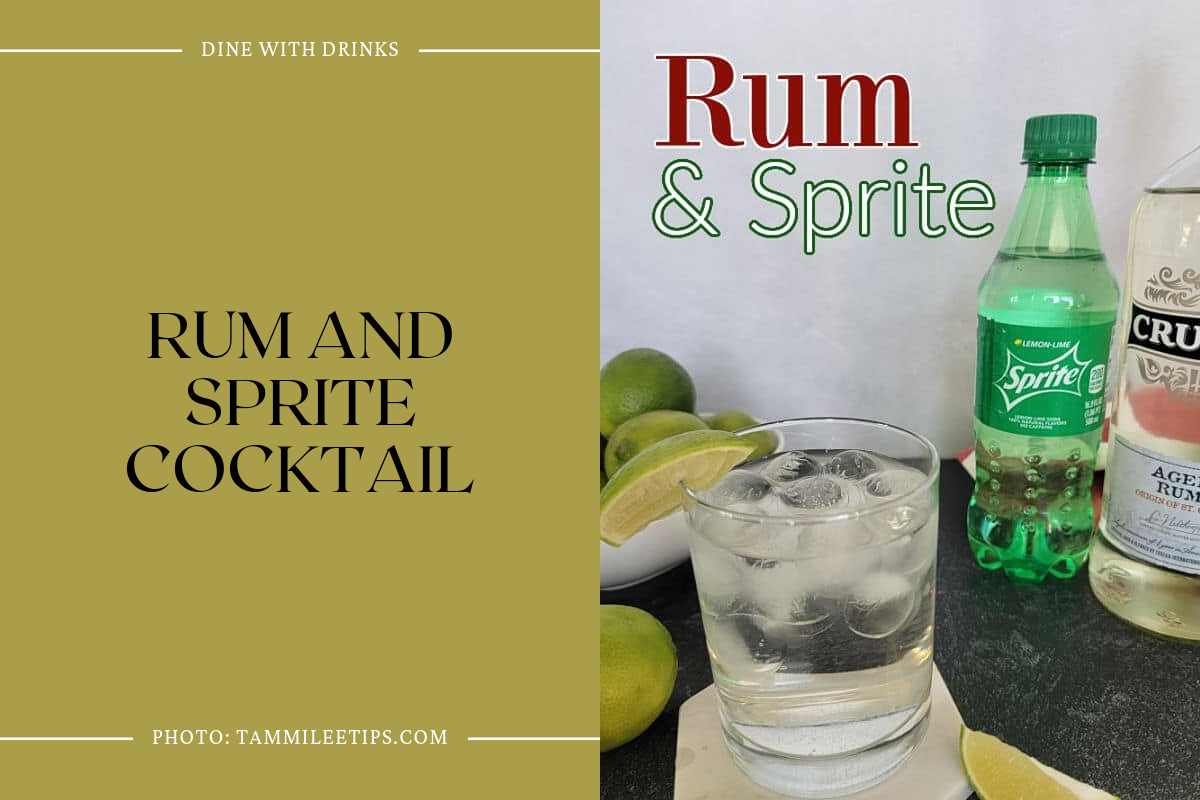 Rum And Sprite Cocktail