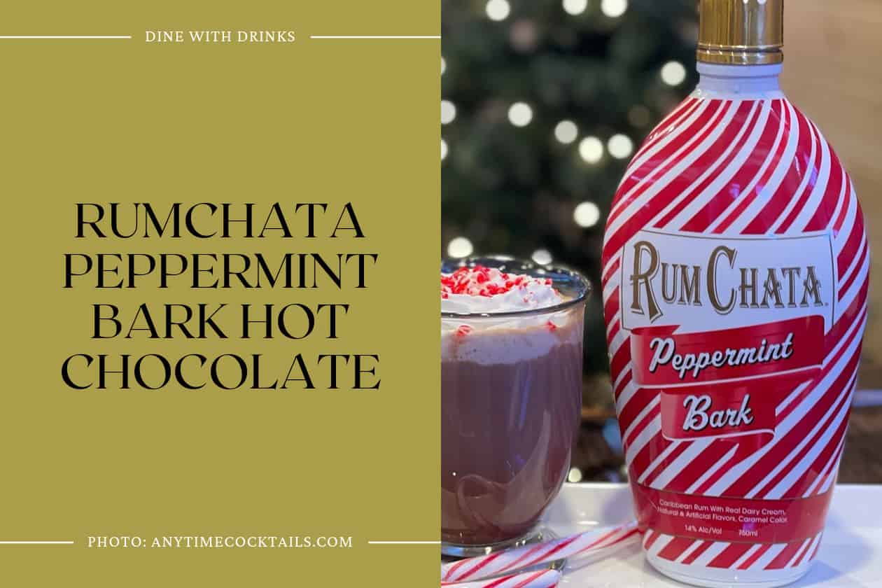 Rumchata Peppermint Bark Hot Chocolate
