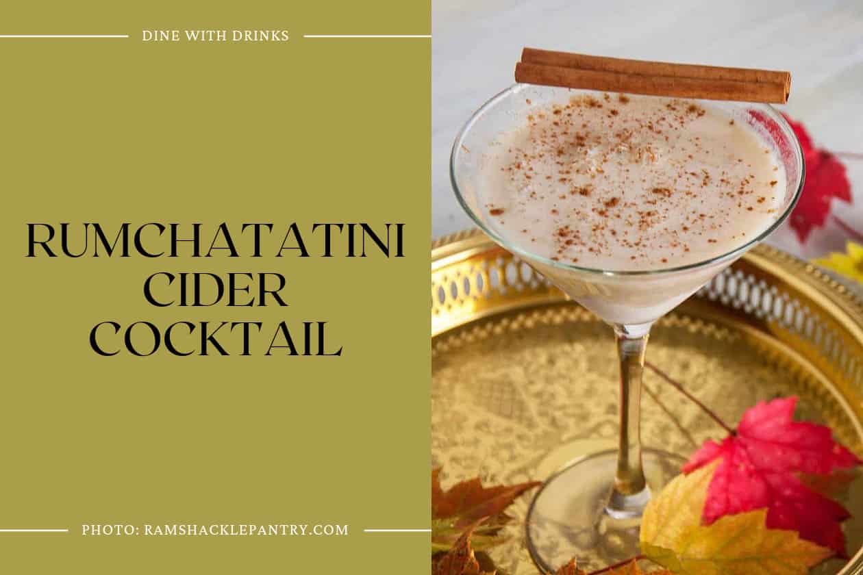 Rumchatatini Cider Cocktail