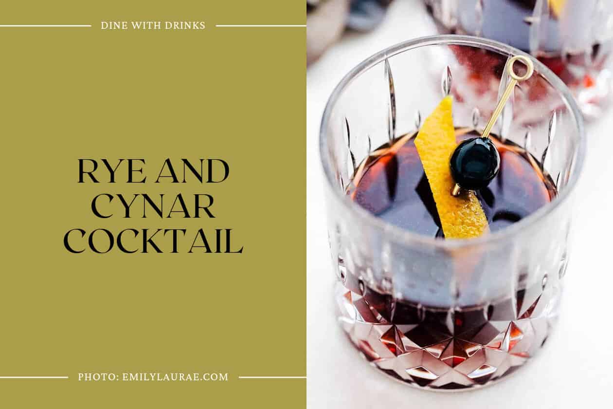 Rye And Cynar Cocktail