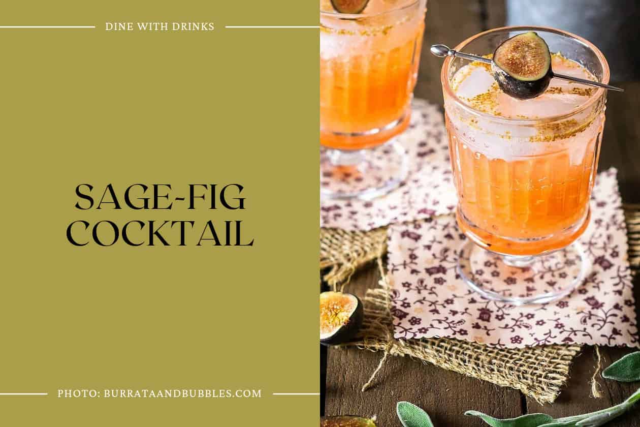 Sage-Fig Cocktail