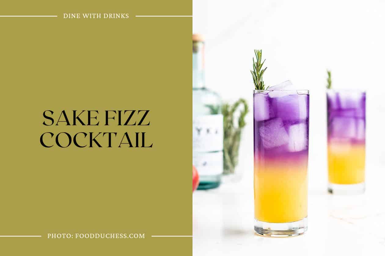 Sake Fizz Cocktail