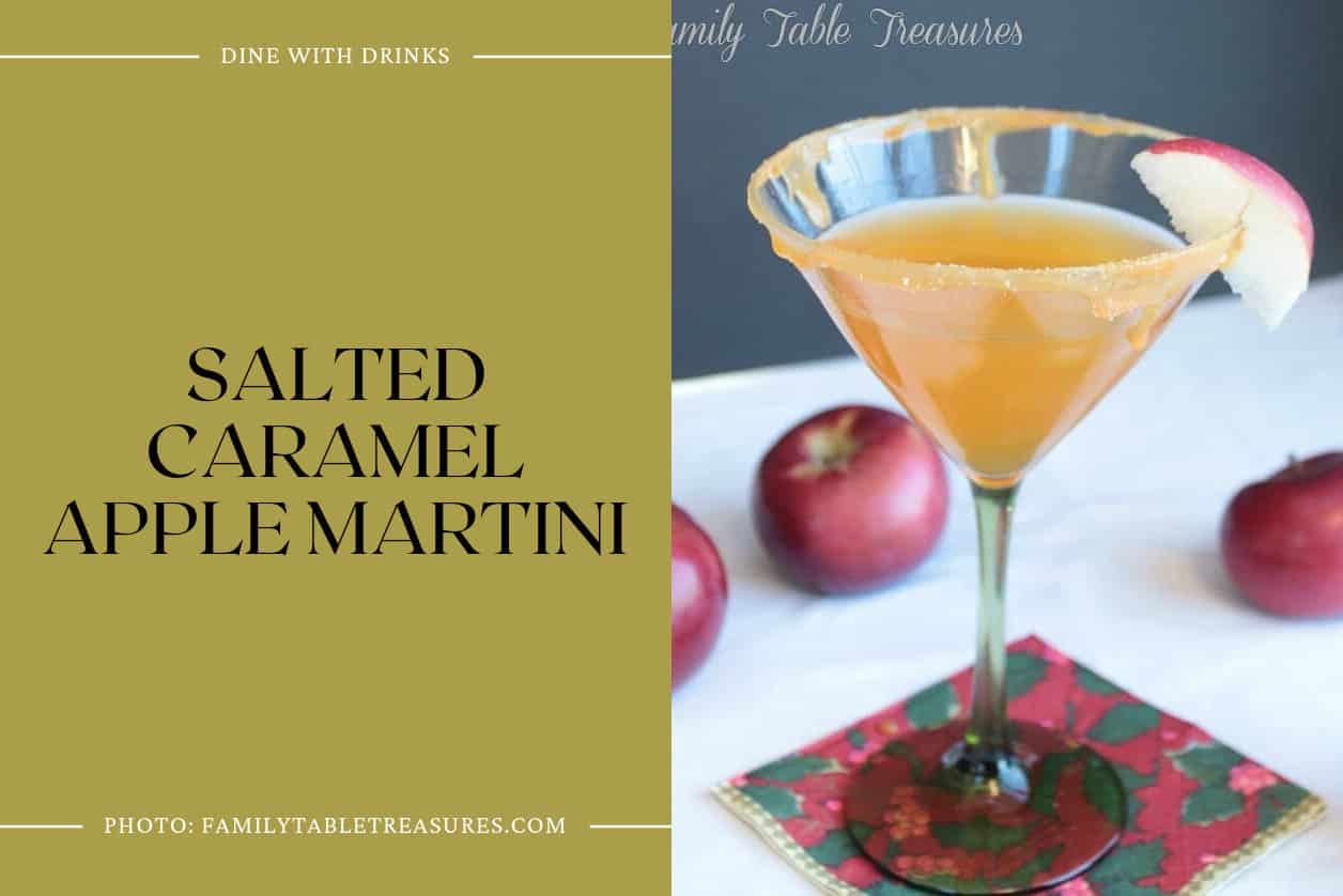Salted Caramel Apple Martini